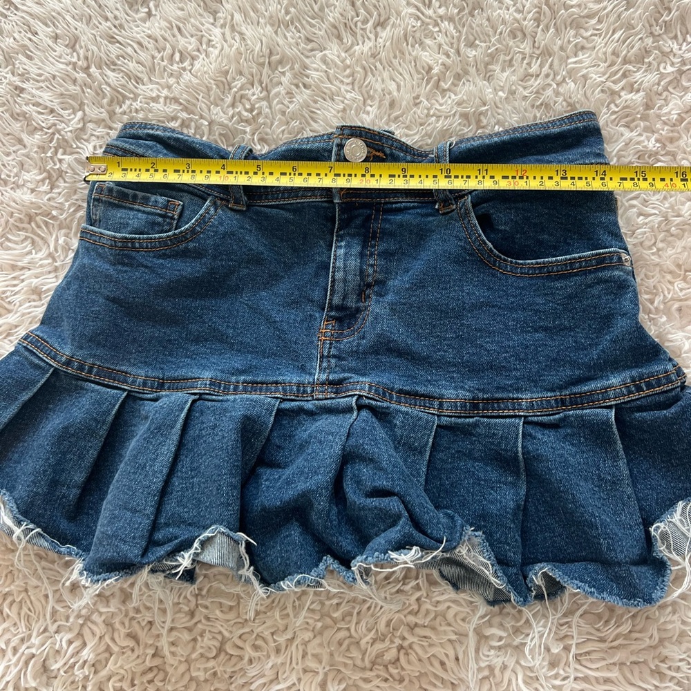 Wild Fable Demin Flared Skirt - Picture 3 of 6
